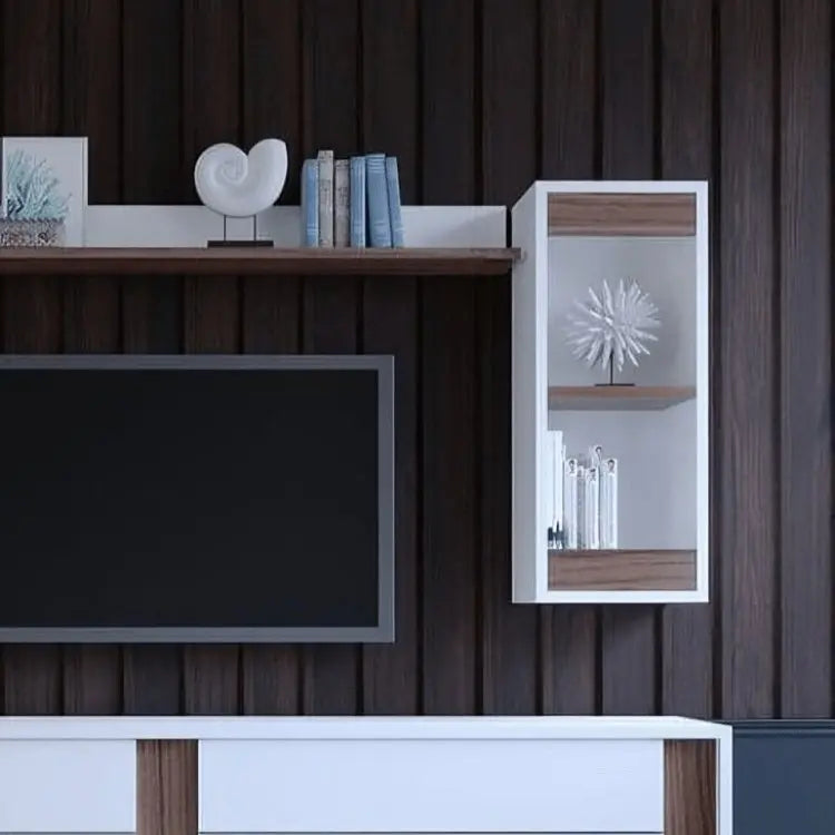 ترابيزة تليفزيون مع وحدة علوية ام دي اف اسباني - FUR52 - Homix