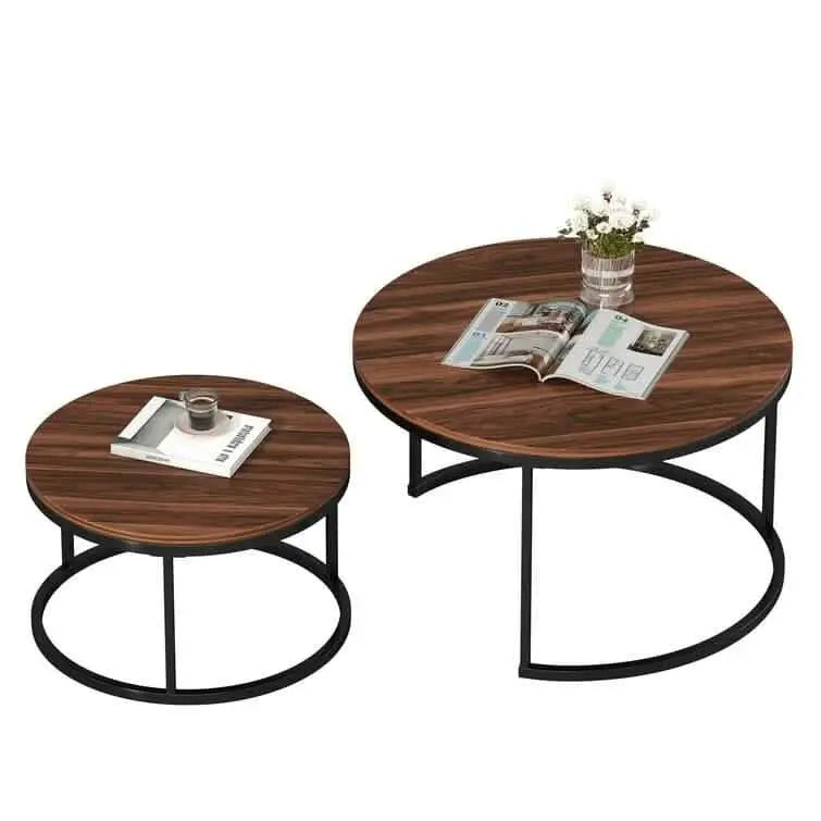 تسوق الأن من هومكس  ترابيزة قهوة متداخلة دائرية معدن - STA108 بأفضل سعر وأفضل جودة