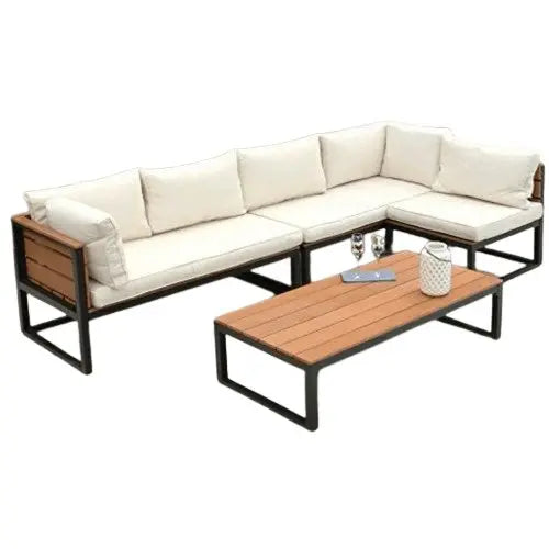 طقم أثاث خارجي مع ترابيزة معدن - STA111 - Homix