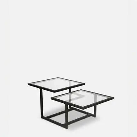 تسوق الأن من هومكس  ترابيزة قهوة معدن بسطح زجاج - STA26 بأفضل سعر وأفضل جودة