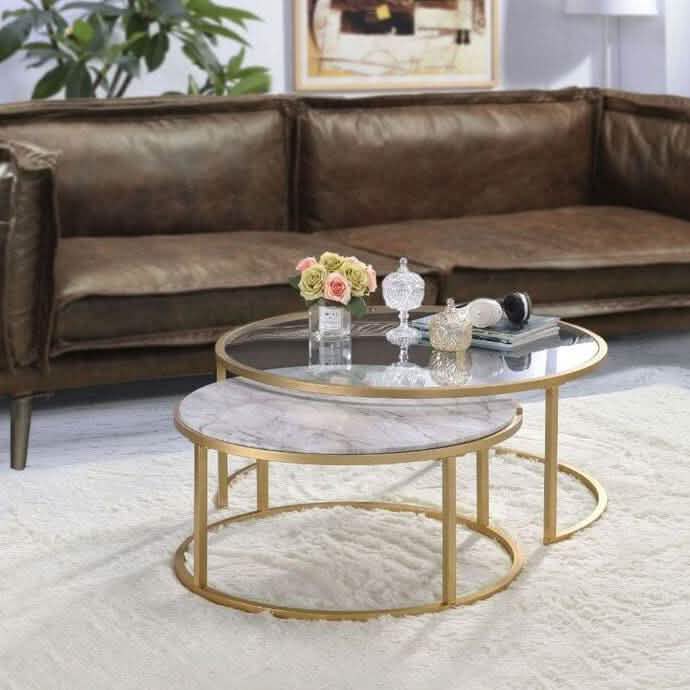 تسوق الأن من هومكس  ترابيزة قهوة متداخلة معدن  - STA41 بأفضل سعر وأفضل جودة