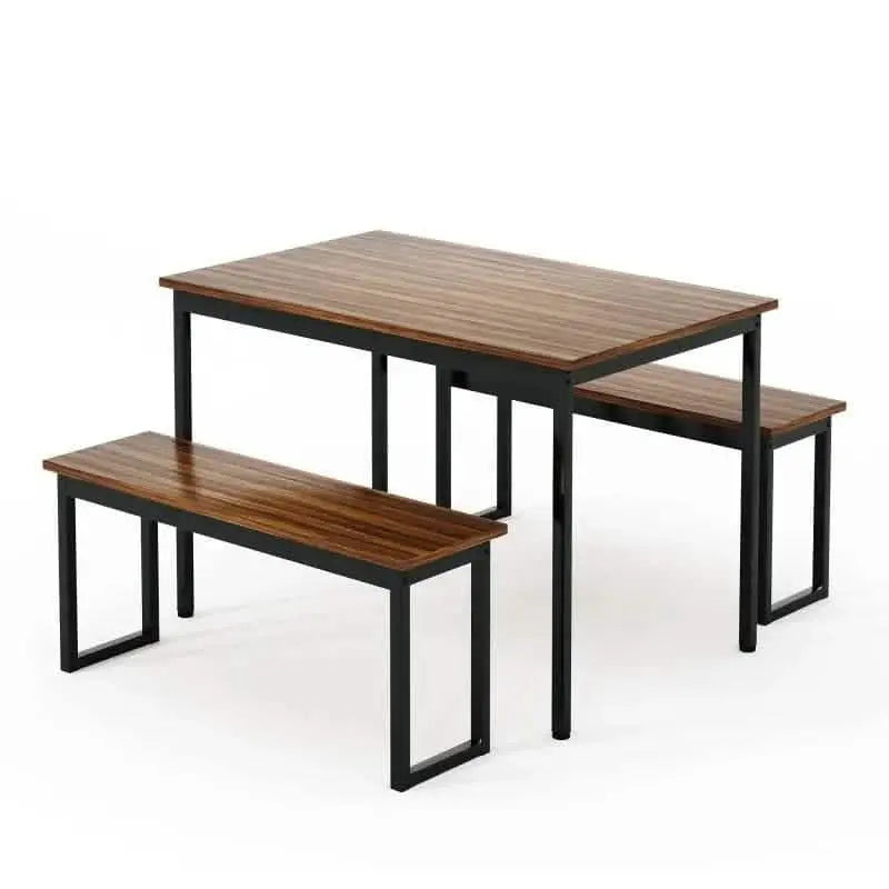 تسوق الأن من هومكس  طقم سفرة معدن بسطح خشب  - STA60 بأفضل سعر وأفضل جودة