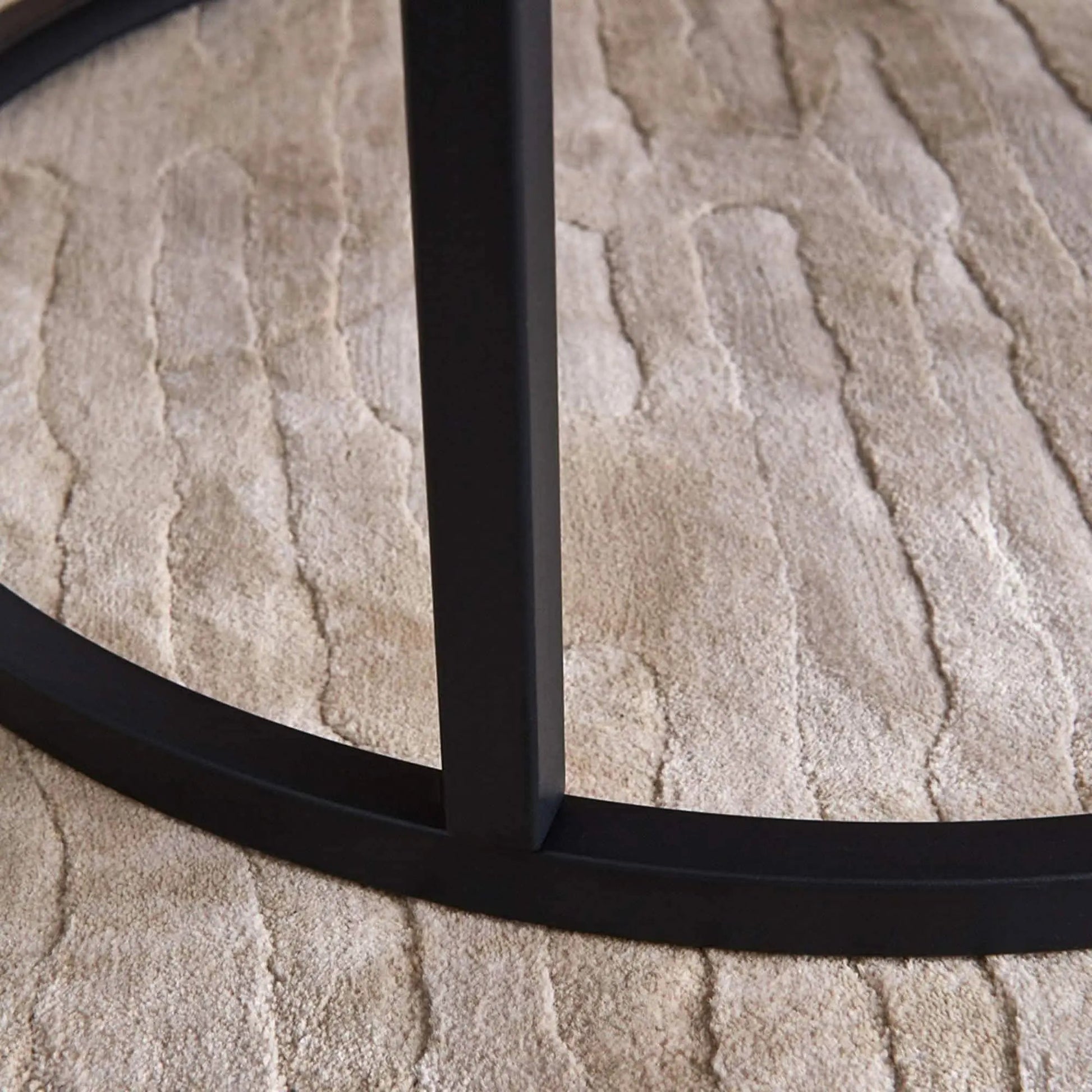 ترابيزة قهوة متداخلة معدن بسطح رخام - STA71 - Homix