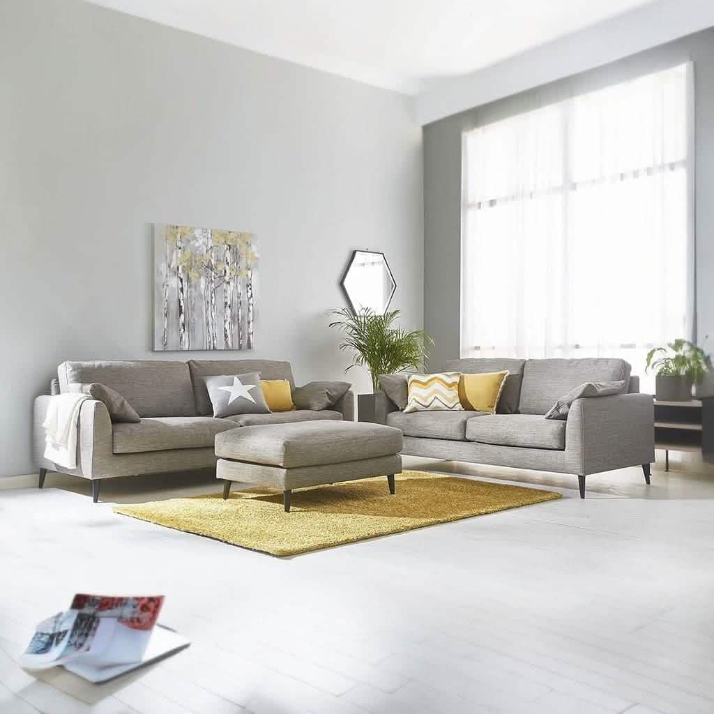 تسوق الأن من هومكس  طقم أنتريه رمادي خشب زان - STB165 بأفضل سعر وأفضل جودة