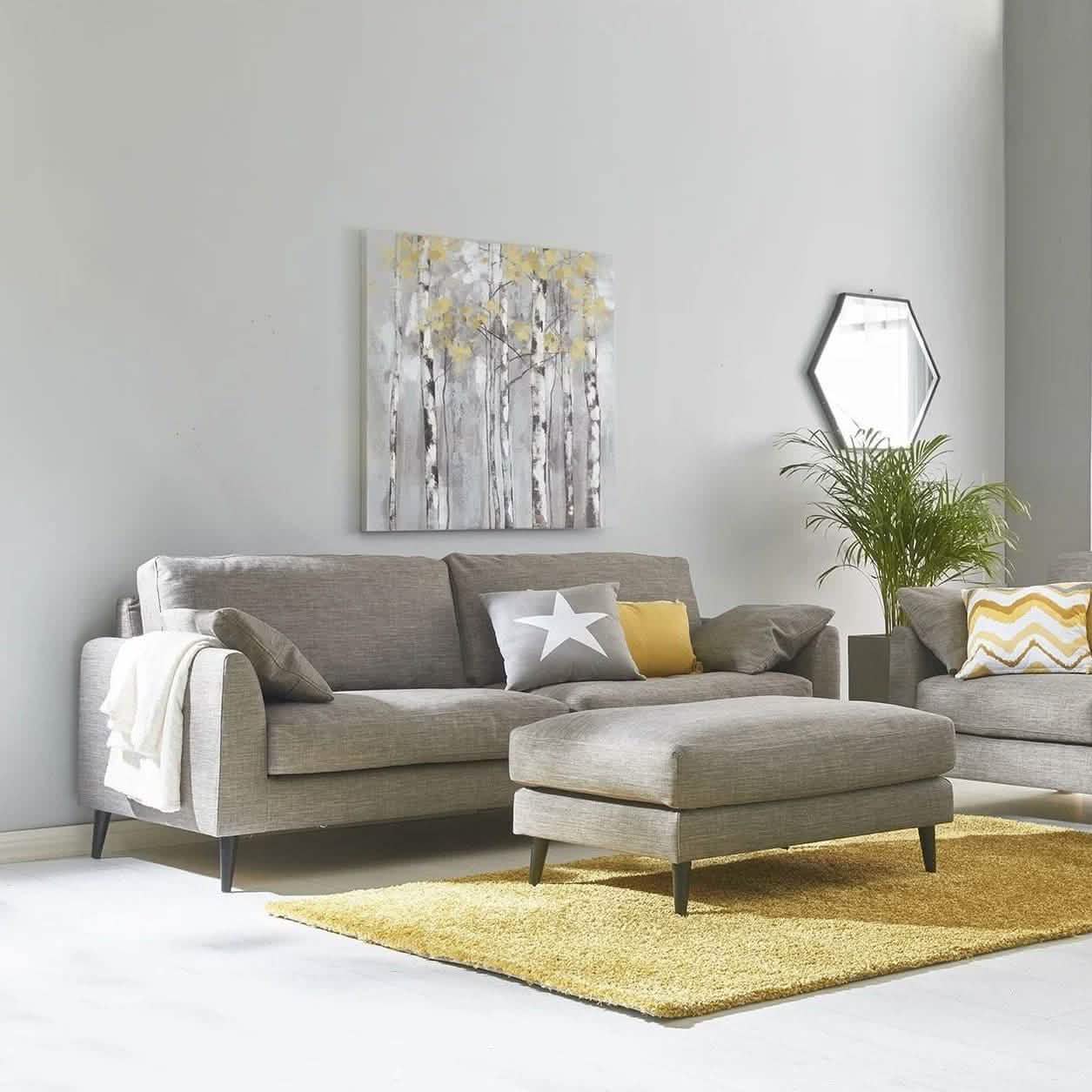 تسوق الأن من هومكس  طقم أنتريه رمادي خشب زان - STB165 بأفضل سعر وأفضل جودة