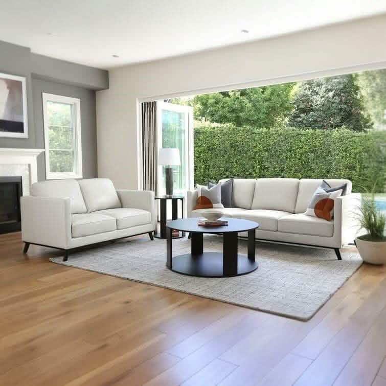 تسوق الأن من هومكس  طقم كنب أبيض خشب زان - STB30 بأفضل سعر وأفضل جودة