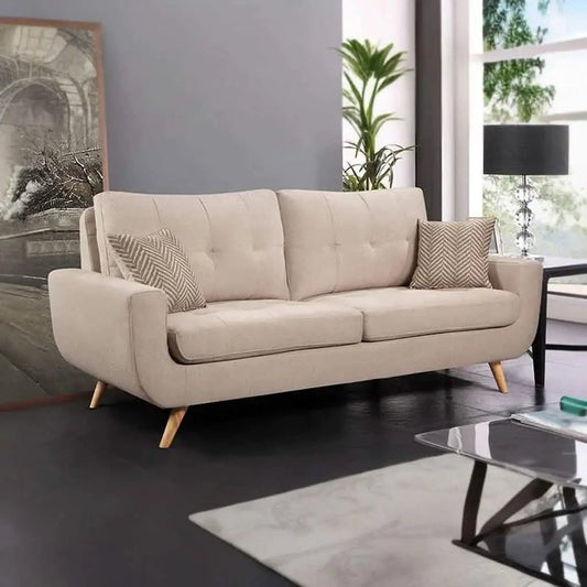 تسوق الأن من هومكس  طقم كنب كابتونيه بيج خشب زان - STB52 بأفضل سعر وأفضل جودة