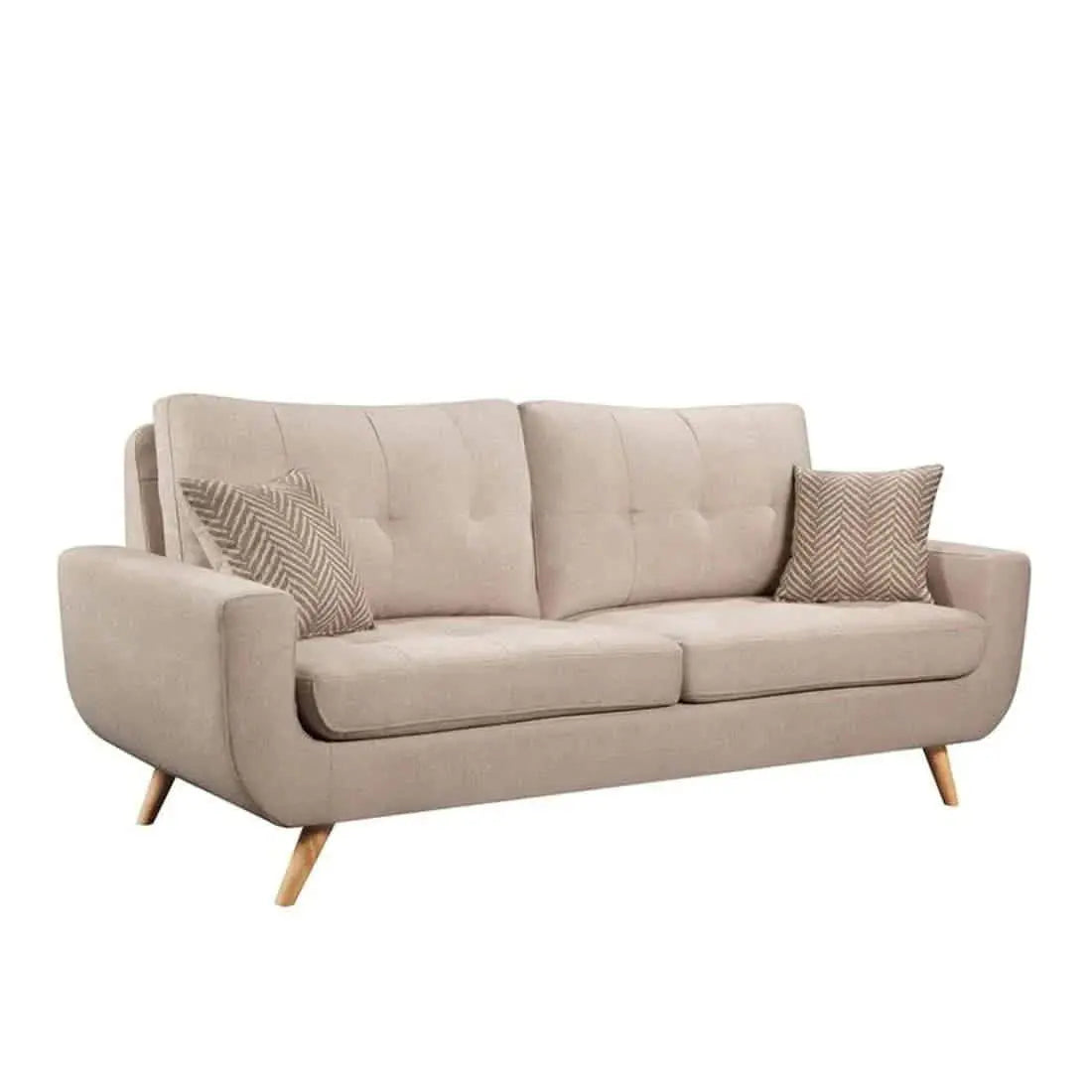 تسوق الأن من هومكس  طقم كنب كابتونيه بيج خشب زان - STB52 بأفضل سعر وأفضل جودة