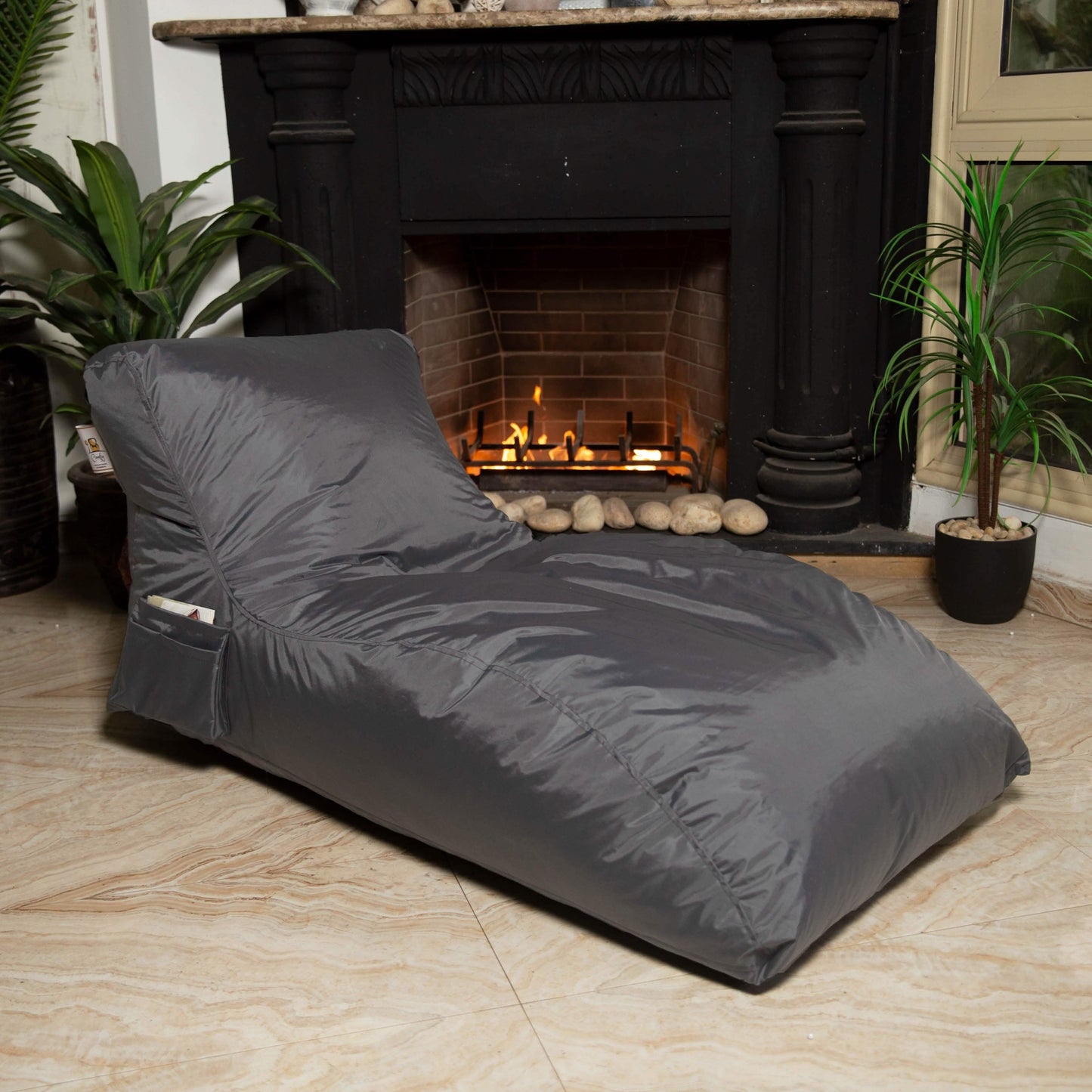 تسوق الأن من هومكس  بين باج شيزلونج قماش 75*135*76 سم - COM73 بأفضل سعر وأفضل جودة