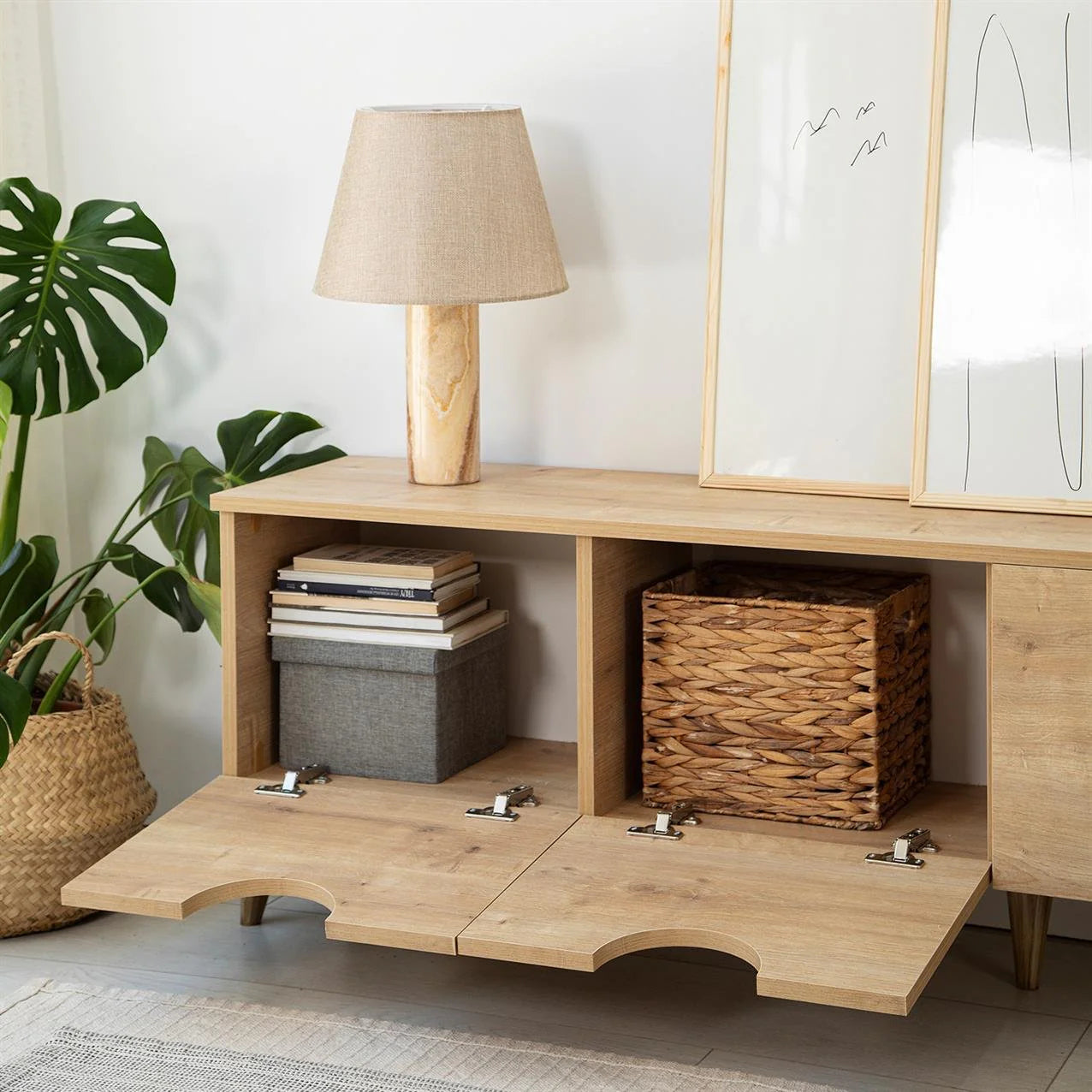 طاولة تلفزيون ام دي اف أسباني 180 سم