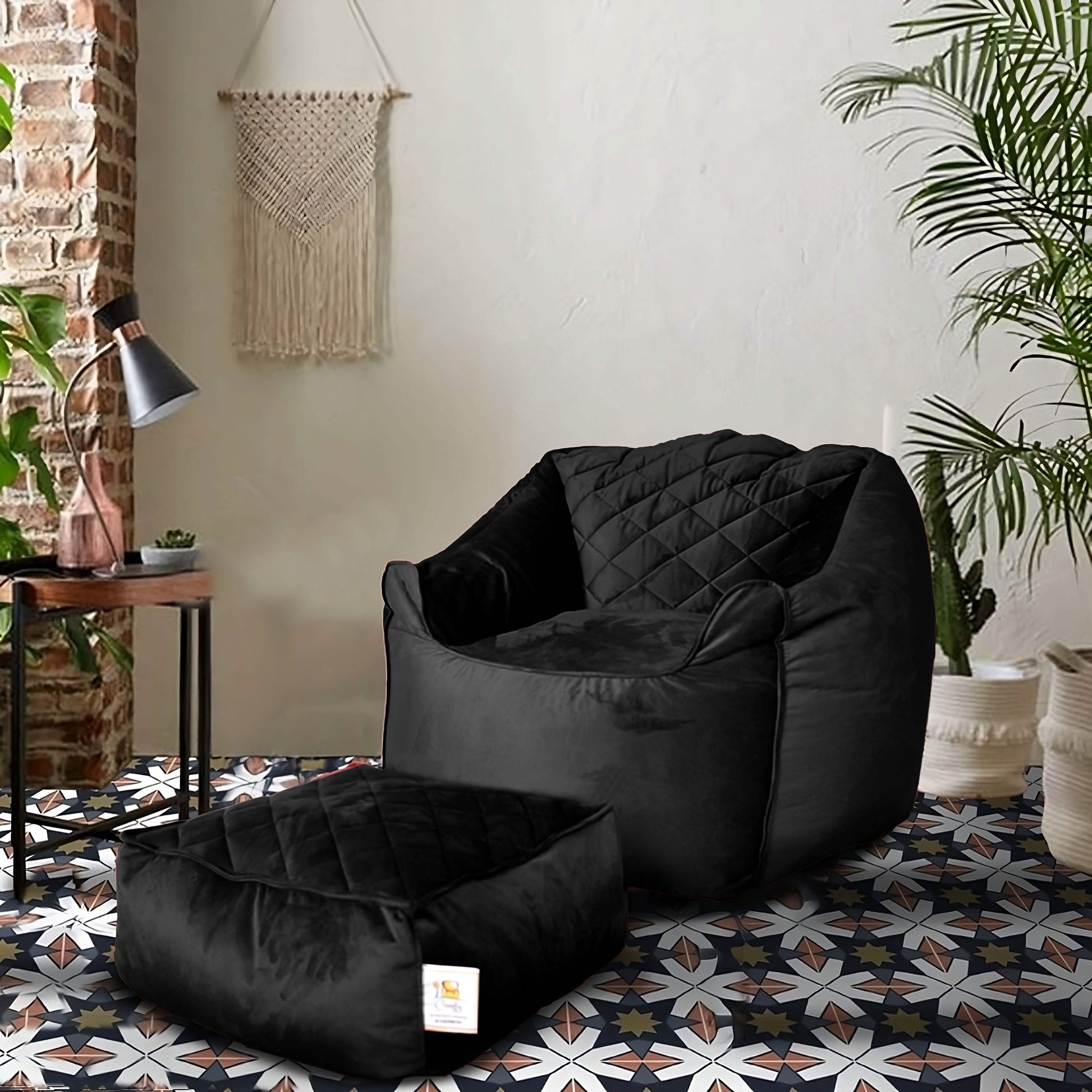 بين باج قطيفة وبوف 105*90*90 سم - COM136 Comfy