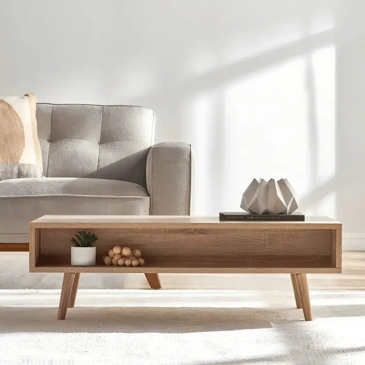 ترابيزة قهوة ام دي اف اسباني 100*50*40 سم - FUR43 - Homix