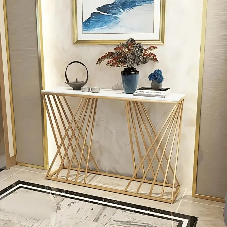 كونسول بسطح رخام 120*30*90 سم - STA47 - Homix