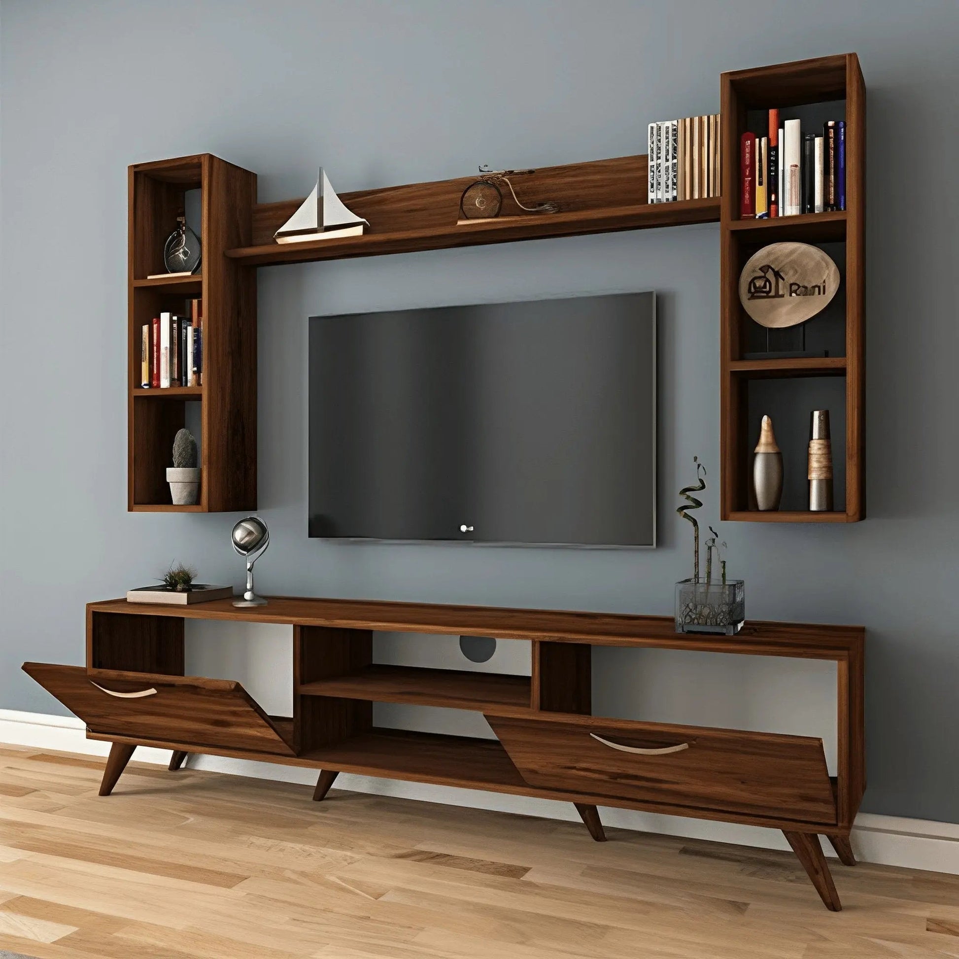 ترابيزة تليفزيون بني 160*35*45 سم - FUR92 - Homix