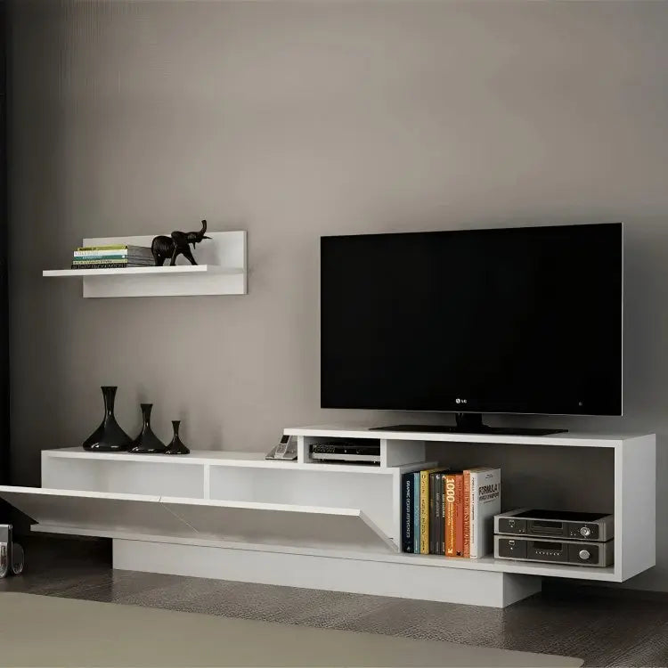 ترابيزة تليفزيون ام دي اف اسباني 180*45*30 سم - FUR48 - Homix