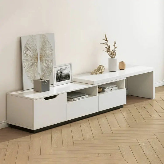 ترابيزة تليفزيون أبيض 200*40*35 سم - FUR38 - Homix
