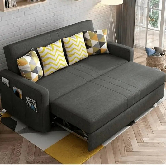 كنبة سرير رمادي غامق 200*80*75 سم - STB142 - Homix