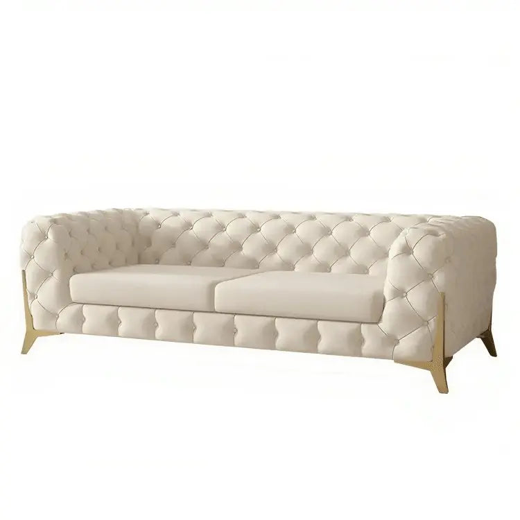 طقم كنب أبيض خشب زان - STB167 - Homix