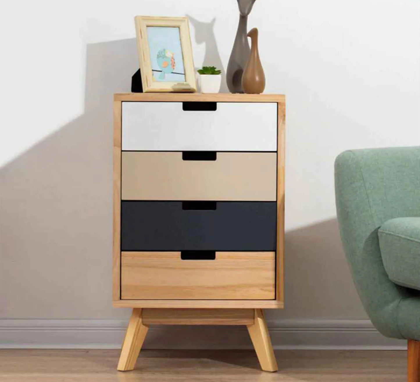 وحدة أدراج باربع الوان متعددة